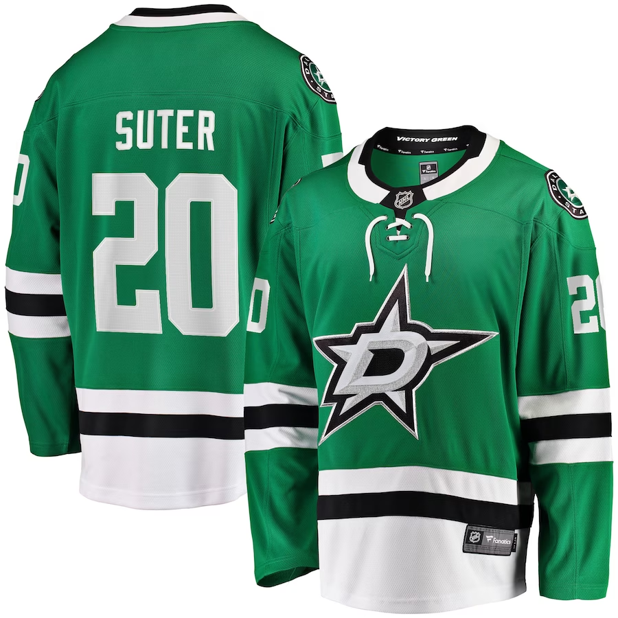 Men's Dallas Stars Ryan Suter #20 Kelly Green Breakaway Jersey